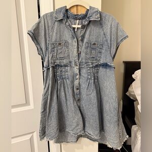 Free People Mini Jean Dress